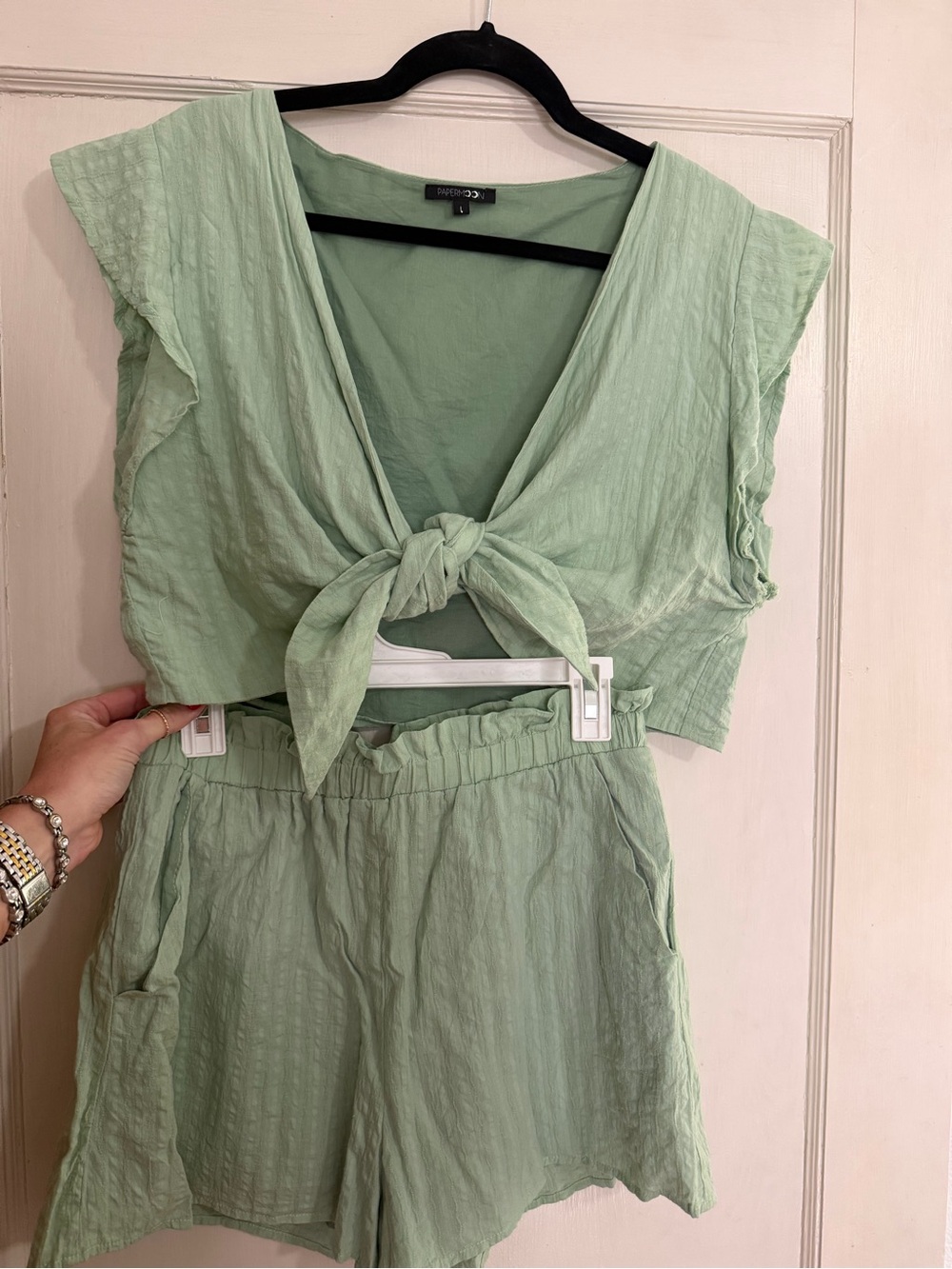 Boutique Crop Top & Shorts Set